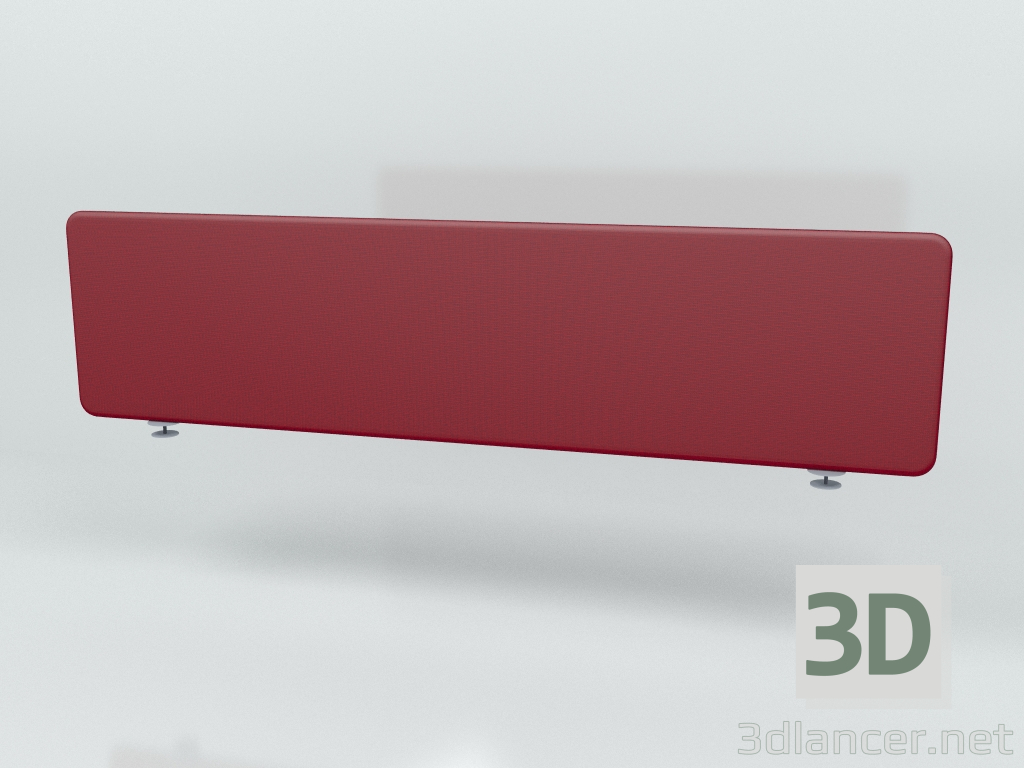 modèle 3D Écran acoustique Desk Bench Twin ZUT59 (1990x500) - preview