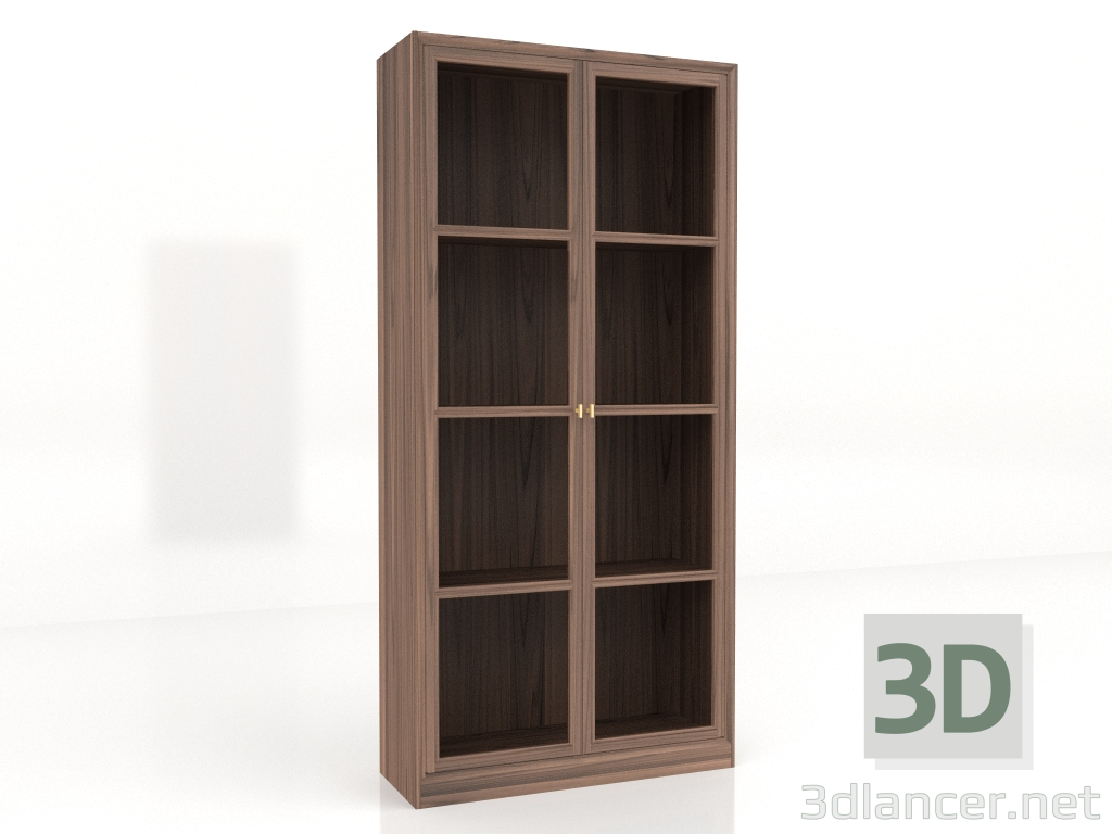 modello 3D Vetrina Cremona 100x36x210 - anteprima