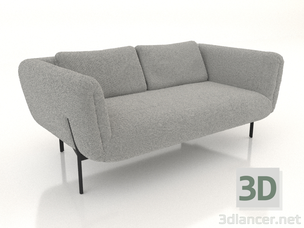 3d model Sofá de 2 plazas (opción 2) - vista previa