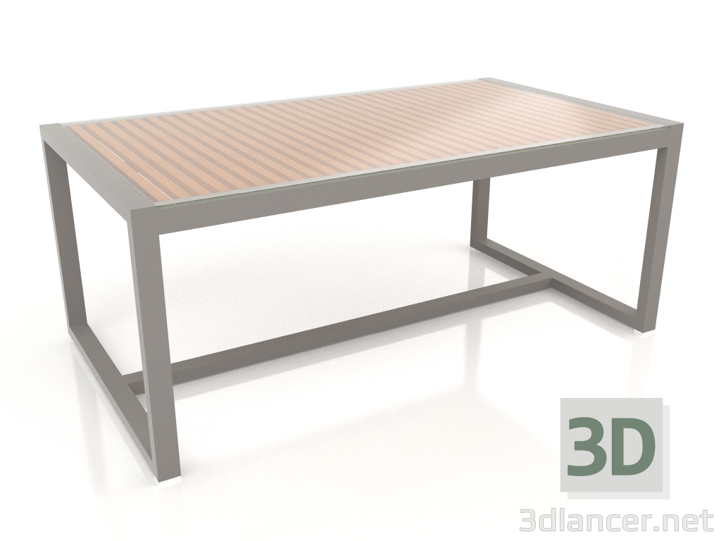 modèle 3D Table à manger avec plateau en verre 179 (gris quartz) - preview