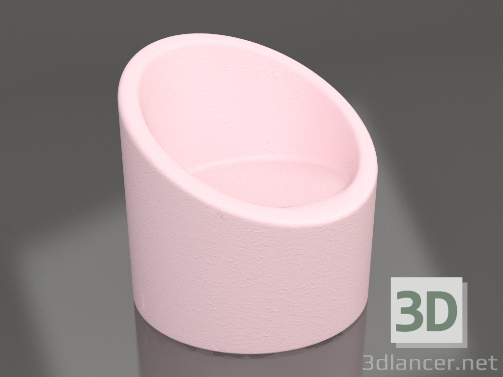 3d model Silla (rosa) - vista previa