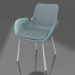 3d model Silla Brit (Azul) - vista previa