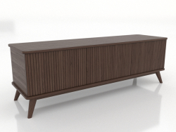 Meuble TV 1500 mm (noyer foncé)