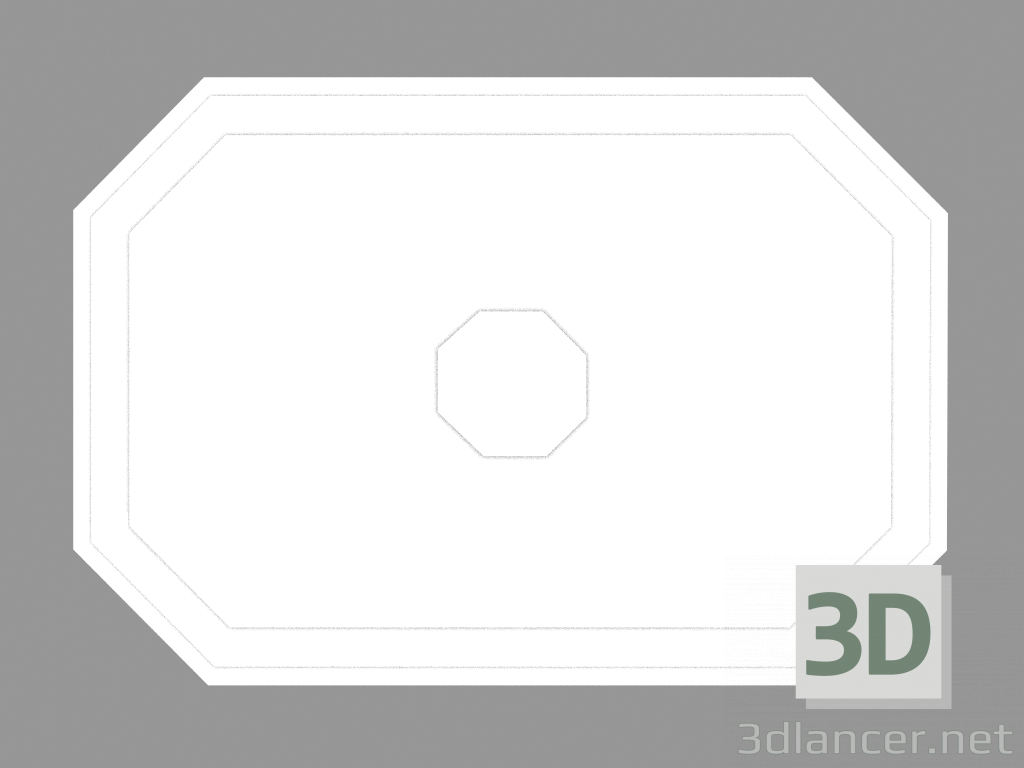 modèle 3D Sortie plafond R327 - preview