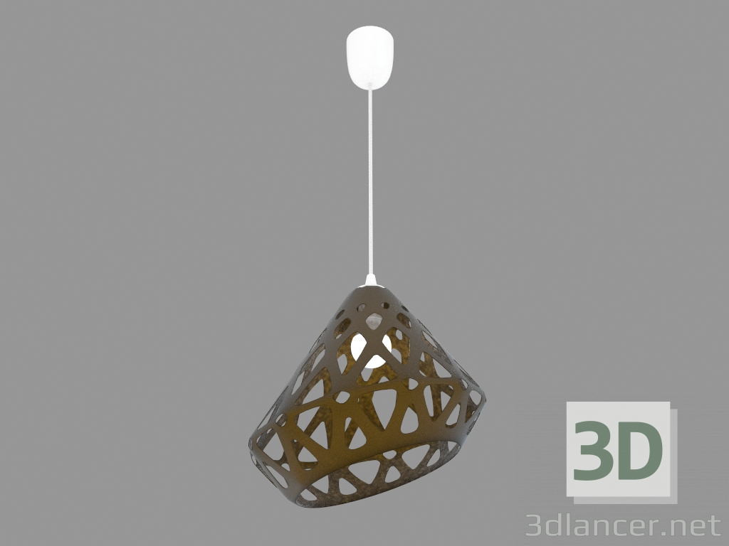 Modelo 3d Suspensão da lâmpada (amarelo 2,1 drk luz) - preview