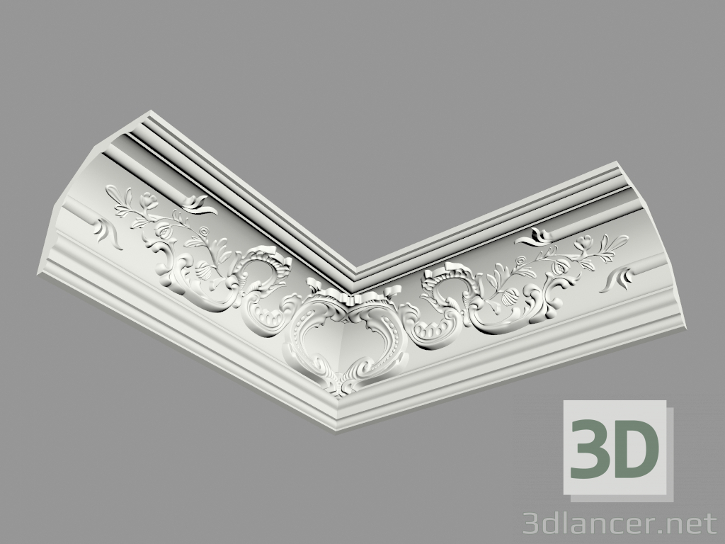 3D modeli Kalıplı saçak (КФ31у) - önizleme