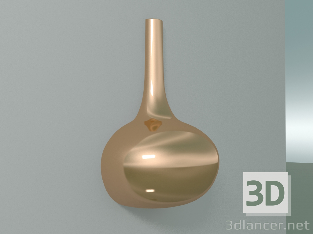 modèle 3D Vase Chimney Fifty (Or Rose) - preview