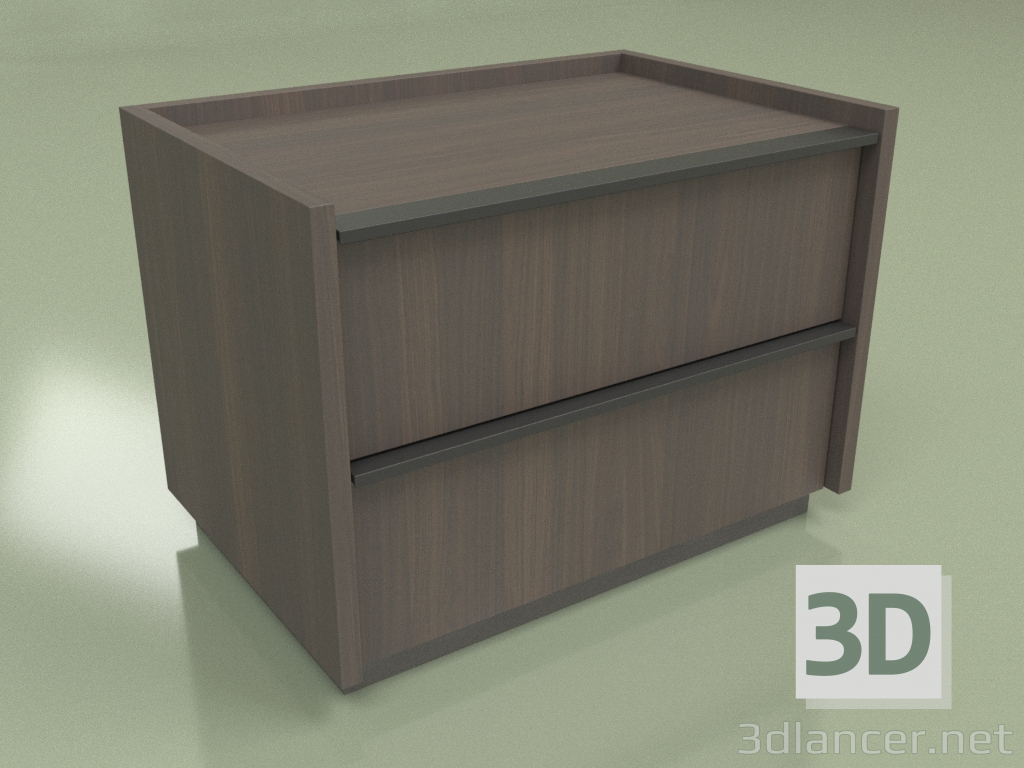 3d model Bedside table Verona NS (9) - preview