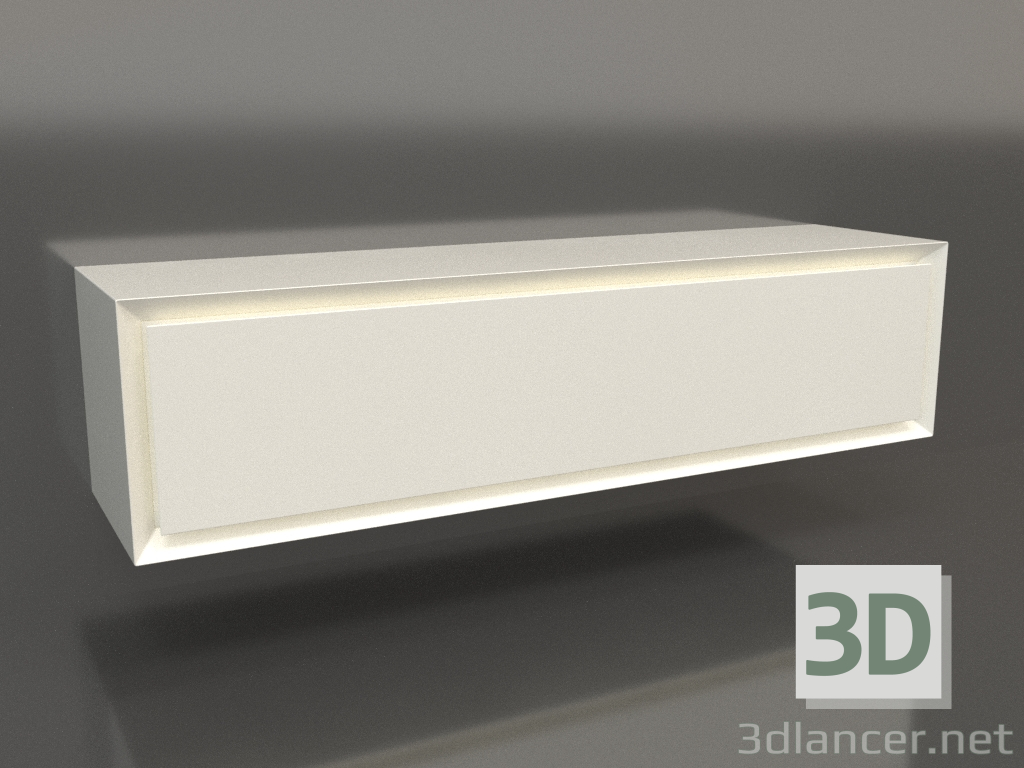 3d модель Тумба TM 011 (800x200x200, white plastic color) – превью