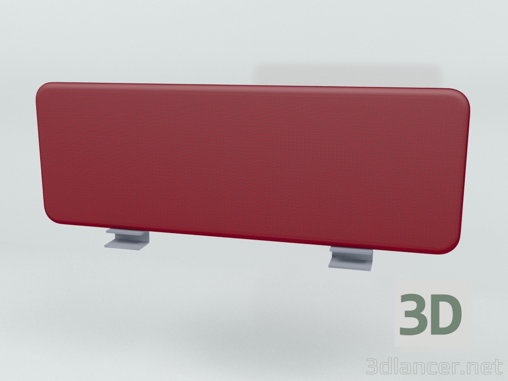 3d model Acoustic screen Desk Single Twin ZUT01 (990x350) - preview