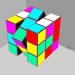 3d Rubik's cube model buy - render