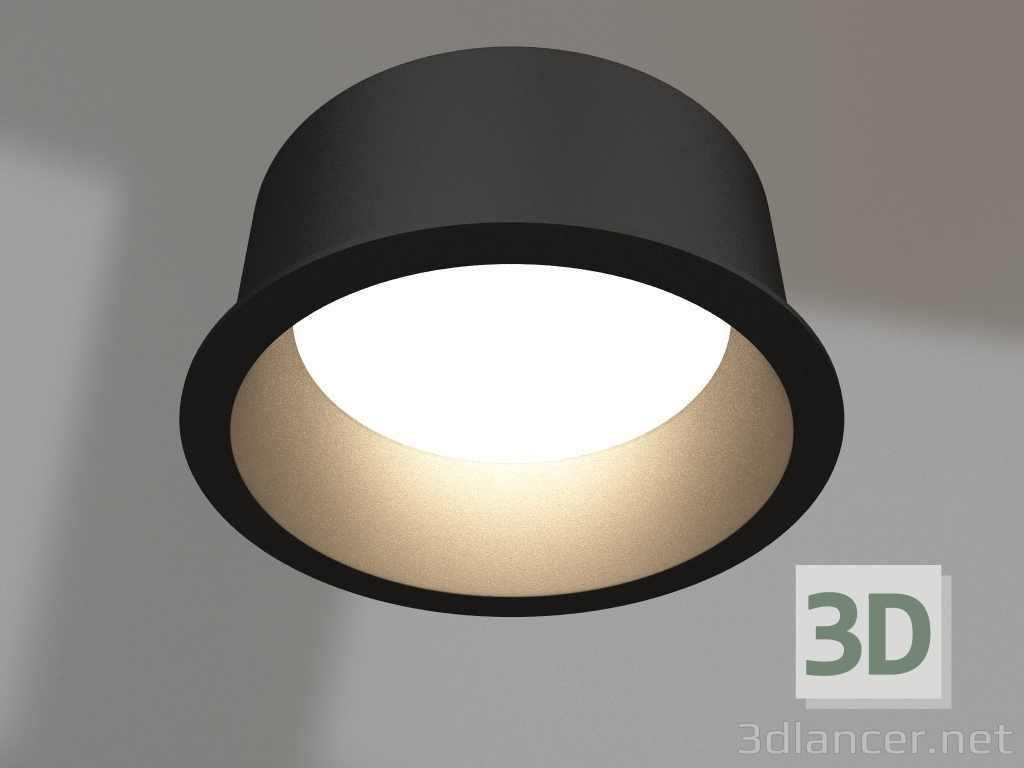 3d model Lamp MS-DROP-BUILT-R158-30W Day4000 (BK, 90 deg, 230V) - preview