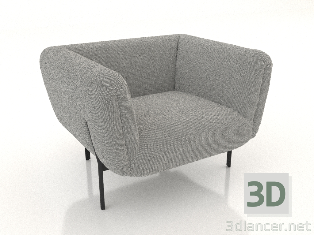 modèle 3D Fauteuil (option 2) - preview