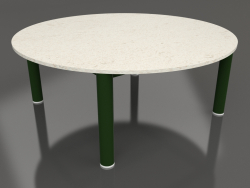 Mesa de centro D 90 (Verde botella, DEKTON Danae)