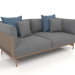 3D Modell Doppelsofa (Bronze) - Vorschau