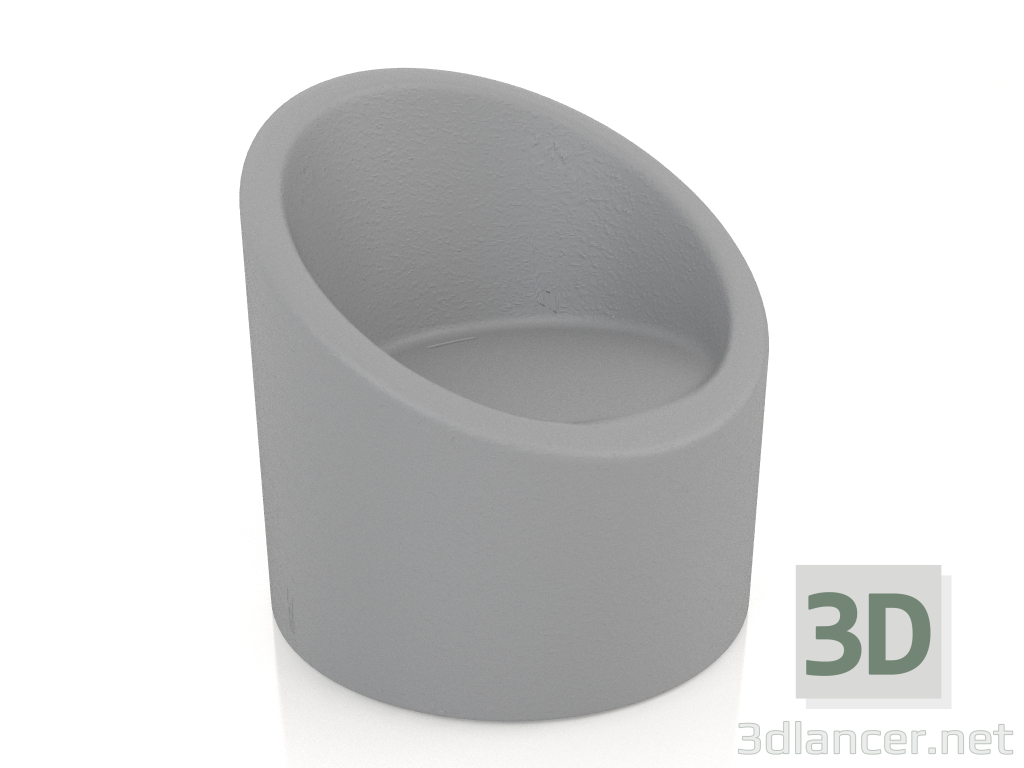 3D Modell Sessel (Anthrazit) - Vorschau