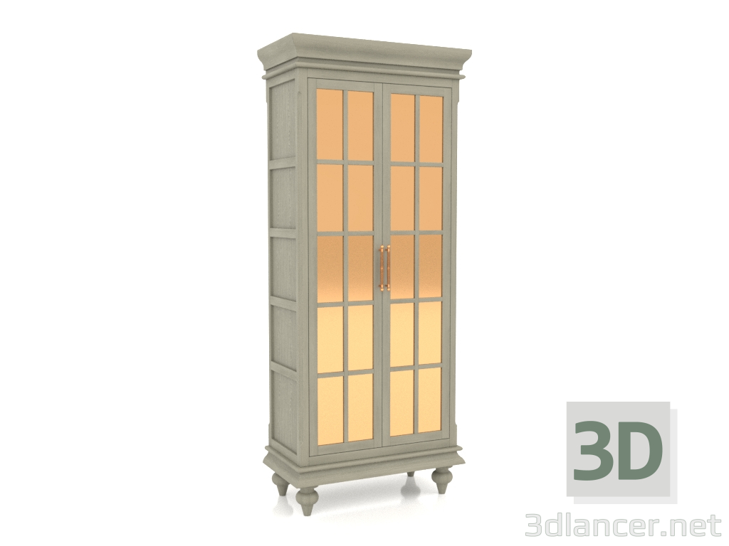 modello 3D Credenza (1 sezione) - anteprima