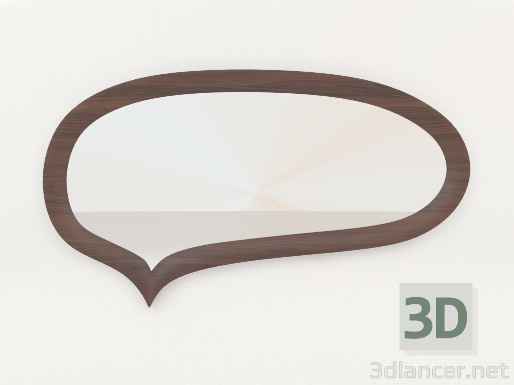 3d model Mirror 100 cm - preview