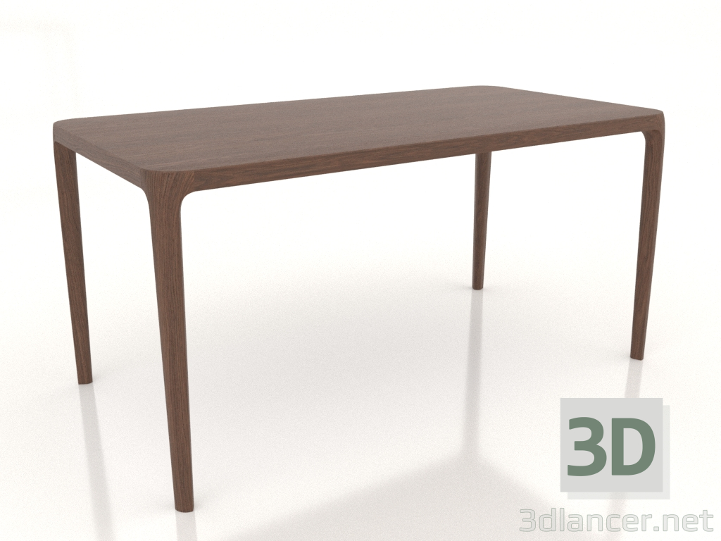 3D Modell Esstisch Kasauri 1500x800 mm (Walnuss hell) - Vorschau 3D Modell Esstisch Kasauri 1500x800 mm (Walnuss hell) - Vorschau