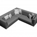 3D Modell Sofa 244 (Kombination von 1) - Vorschau