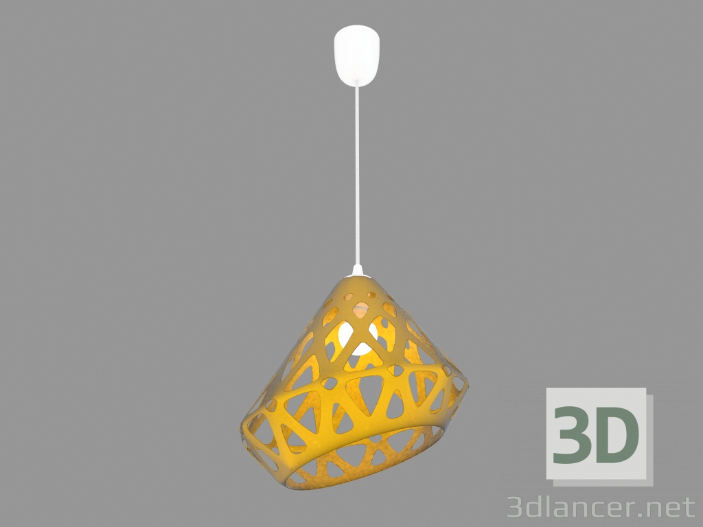 3d model Lamp hanging (Yellow 2.1 light) - preview