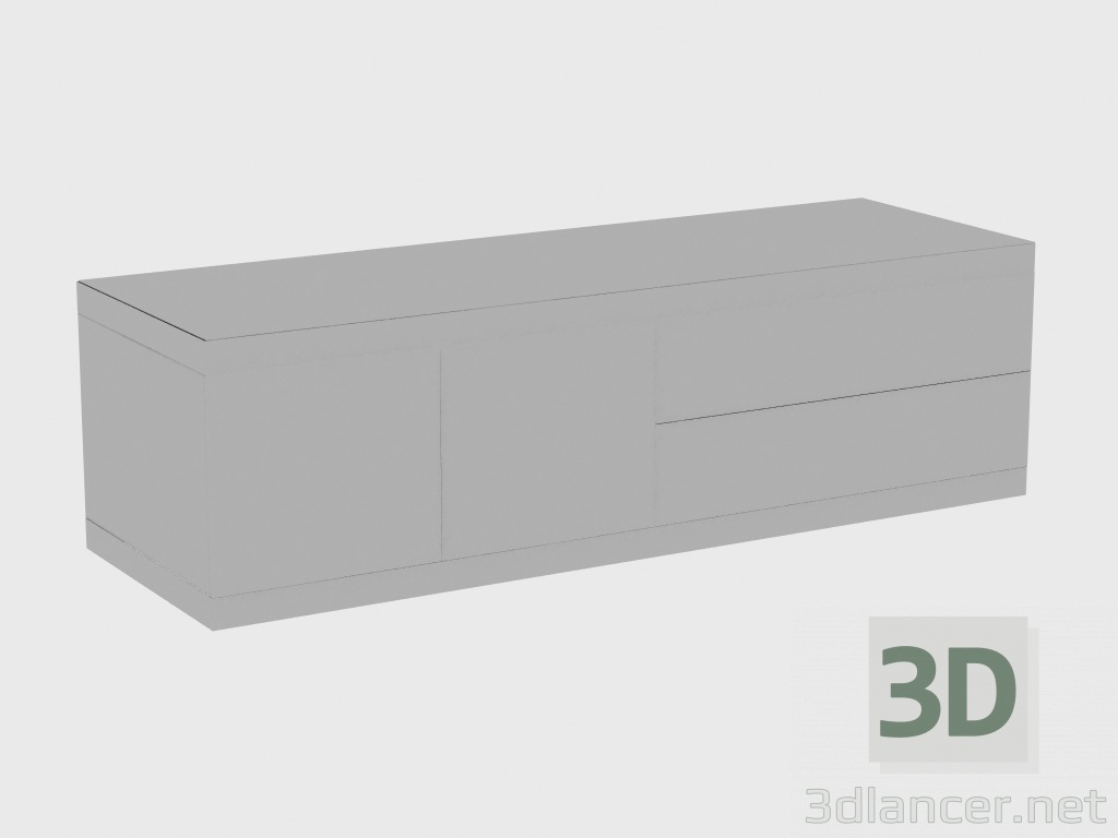 Modelo 3d Gabinete ASPEN ARGOLA DE CABINE (180x60xH52) - preview