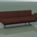 3d model Module angular double Lounge 4410 (135 ° right, Black) - preview