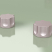 3d model Tabletop set of 2 mixing shut-off valves Ø 63 mm (17 51 V, OR) - preview