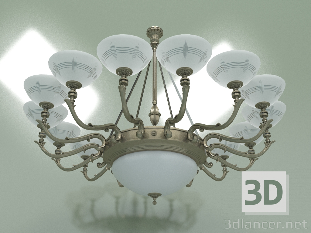 Modelo 3d Lustre Savona SAV-ZW-15 (P) - preview