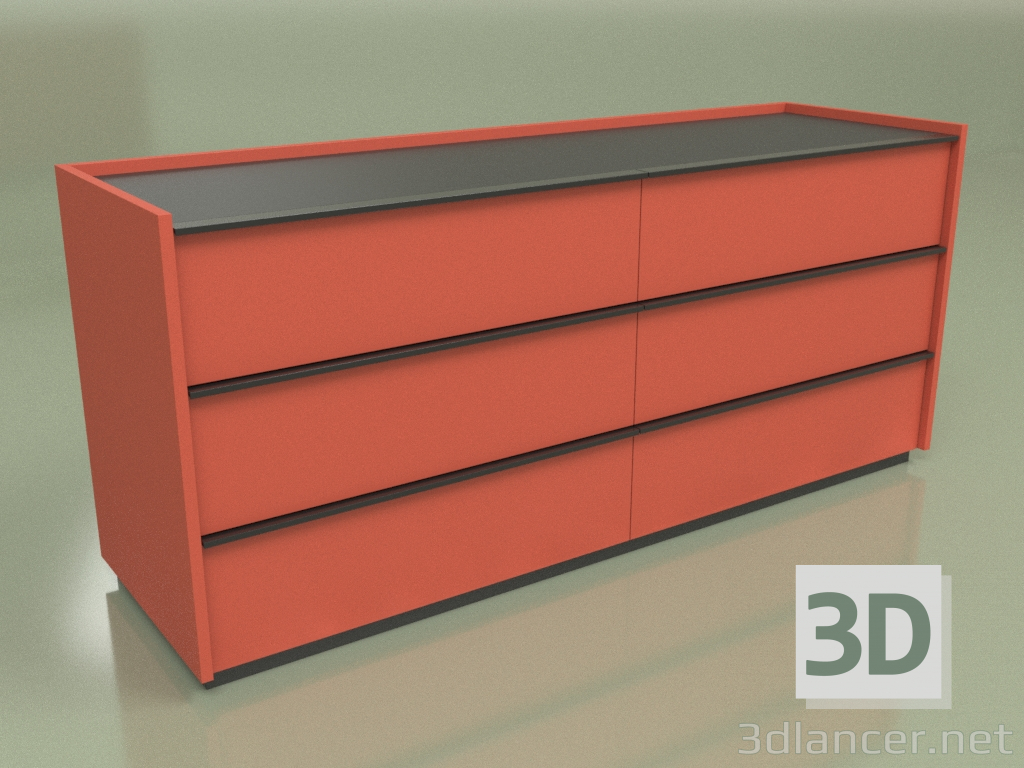 3d model Cajonera Verona 6 (1) - vista previa