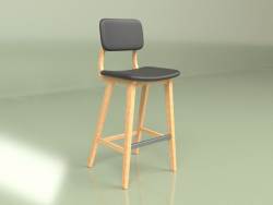 Tabouret de bar Civil 2 (noir)