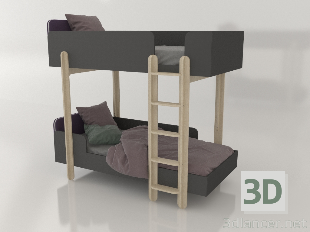 Modelo 3d Cama B1 - preview