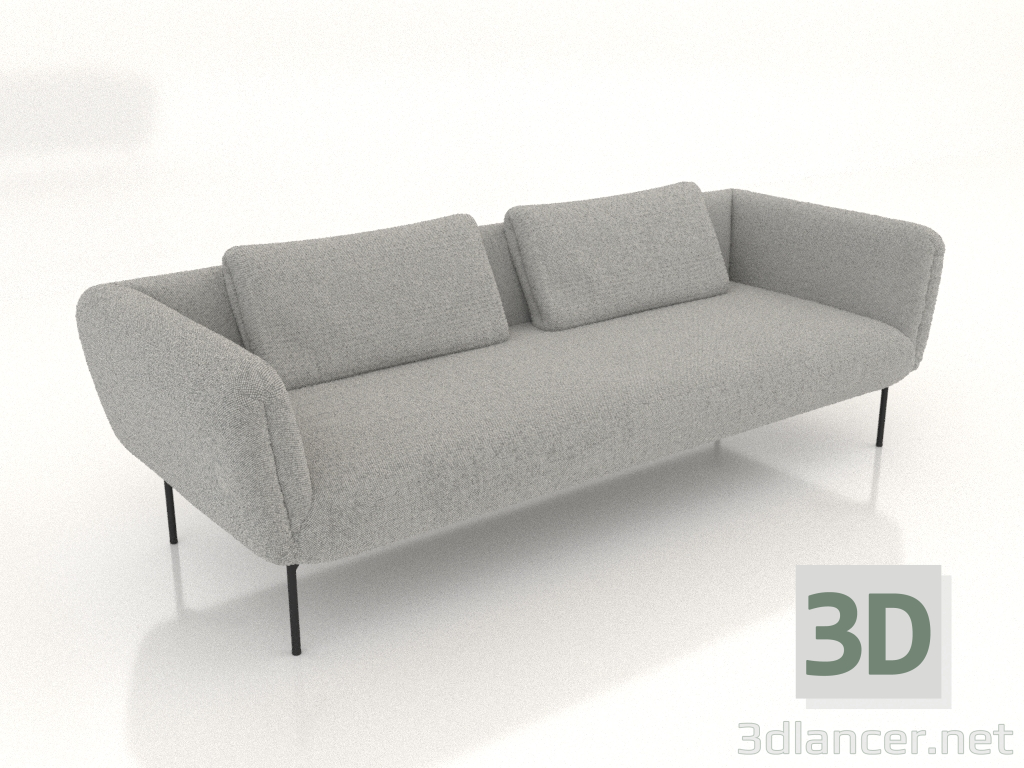 3D Modell 3-Sitzer-Sofa (Option 1) - Vorschau