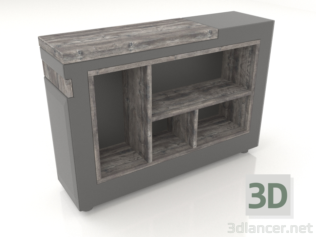 3d model Módulo sofá Ritis 2 - vista previa