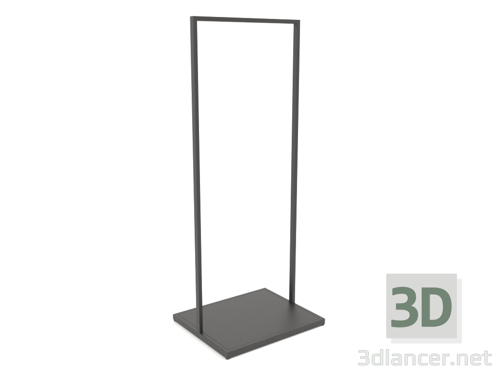 3D modeli Dikdörtgen ray (METAL, 60x50x150) - önizleme