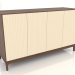 Modelo 3d Móvel de TV FARGO com fachadas fresadas 1600x500x950 mm (baunilha, carvalho tabaco, opção 4) - preview
