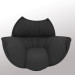 Sillón Tulip negro 3D modelo Compro - render