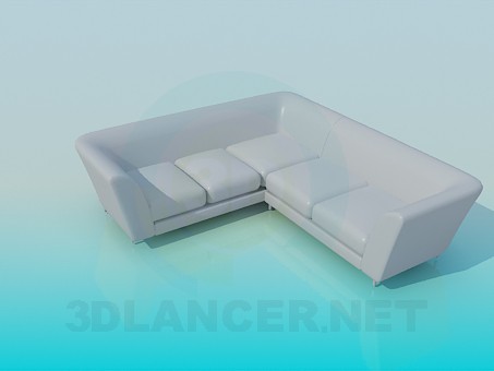 3d model Sofá - vista previa