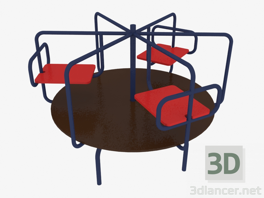 3d model Carrusel de juegos infantiles (6506) - vista previa