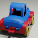 3d Toy low-poly Car модель купить - ракурс