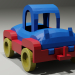 modèle 3D de Jouet voiture low-poly acheter - rendu