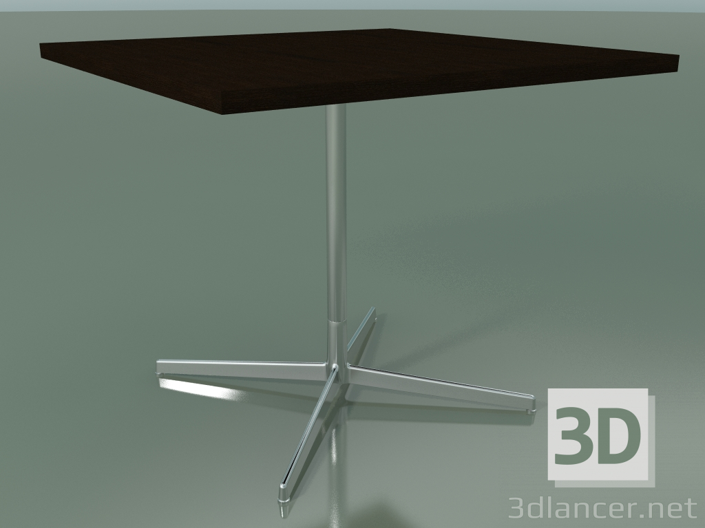 modèle 3D Table carrée 5567 (H 74 - 90x90 cm, Wengé, LU1) - preview