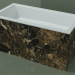 modello 3D Lavabo da appoggio (01R142101, Emperador M06, L 72, P 36, H 36 cm) - anteprima