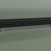 3d model Horizontal radiator RETTA (4 sections 2000 mm 40x40, black matt) - preview