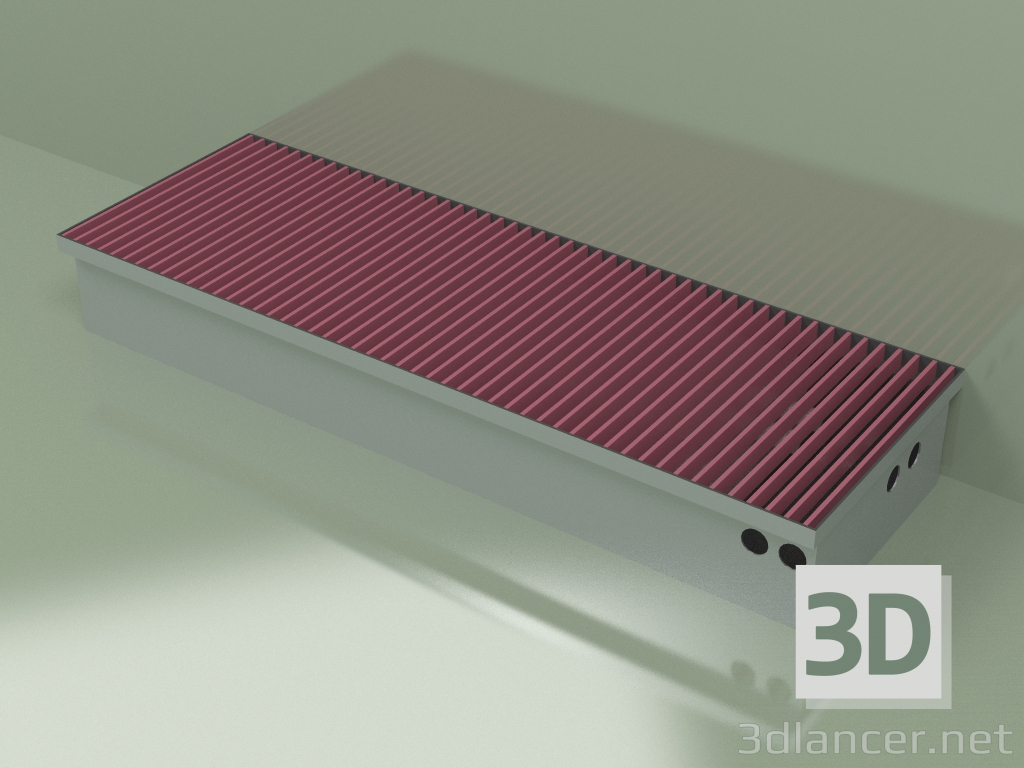 3d model Duct convector - Aquilo F1Т (340x1000x140, RAL 4002) - preview