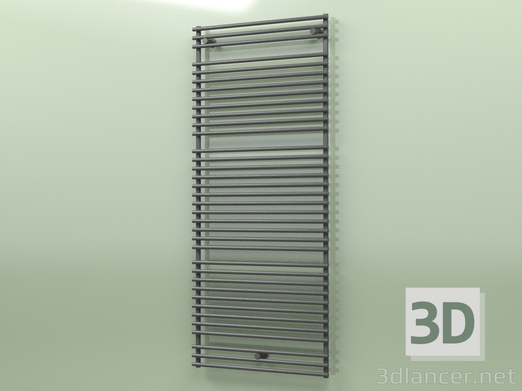 3d model Heated towel rail - Santorini (SAN 18 750 mm, RAL - 9005) - preview