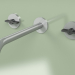 3d model Wall set of 2 separate mixers with spout (19 11 V, AS-ON) - preview