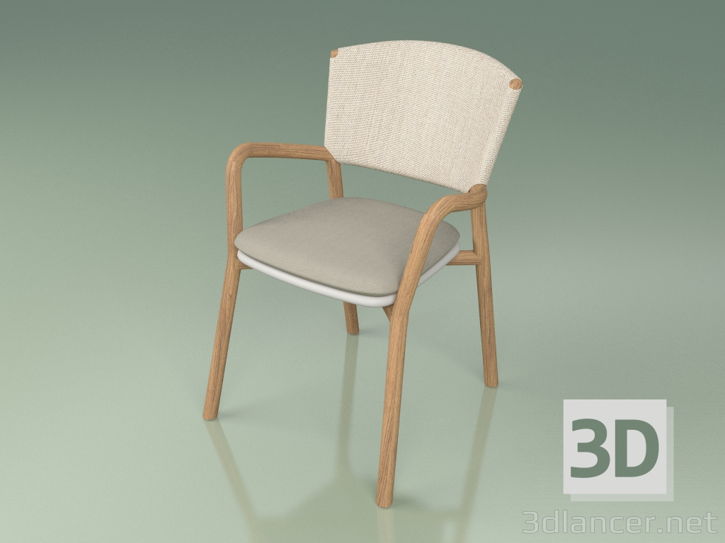 modello 3D Sedia 061 (Sabbia, Resina Poliuretanica Grigio) - anteprima