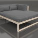 3D Modell XL-Modulsofa, Abschnitt 2 rechts (Sand) - Vorschau