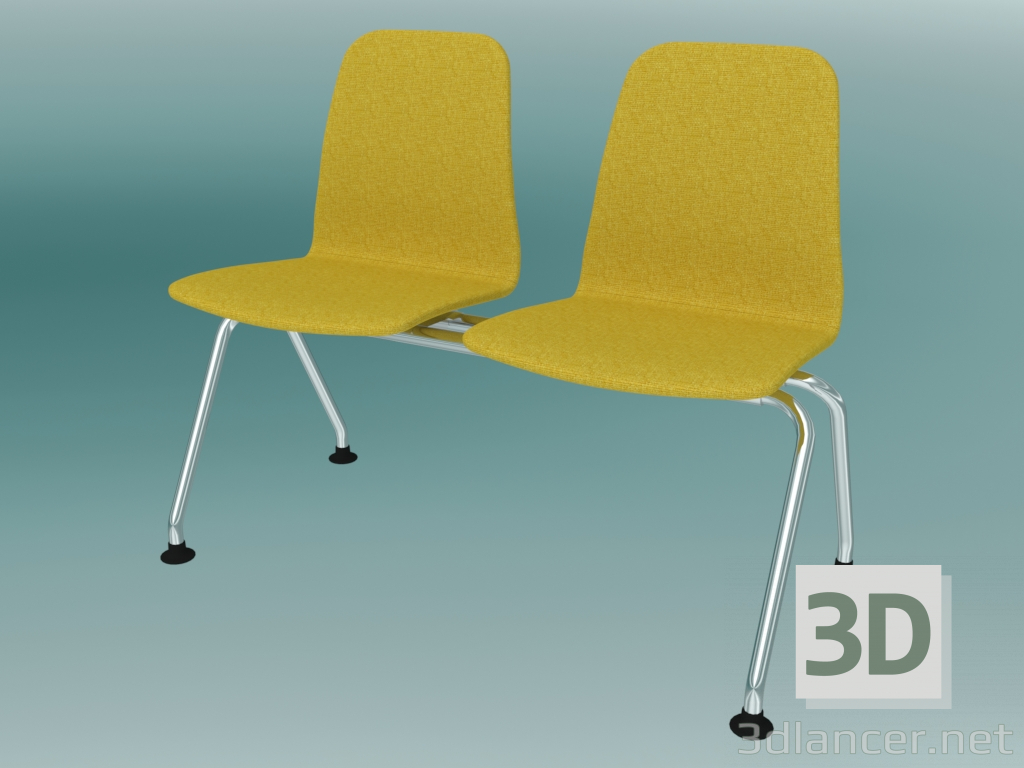 3D Modell Doppelbank (K41L2) - Vorschau